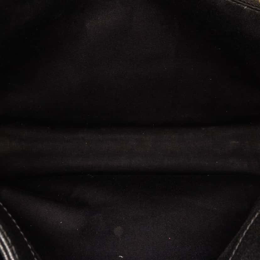 Saint Laurent Large Quilted Lambskin Becky Chain Shoulder Bag Black Leather Good condition - Box View