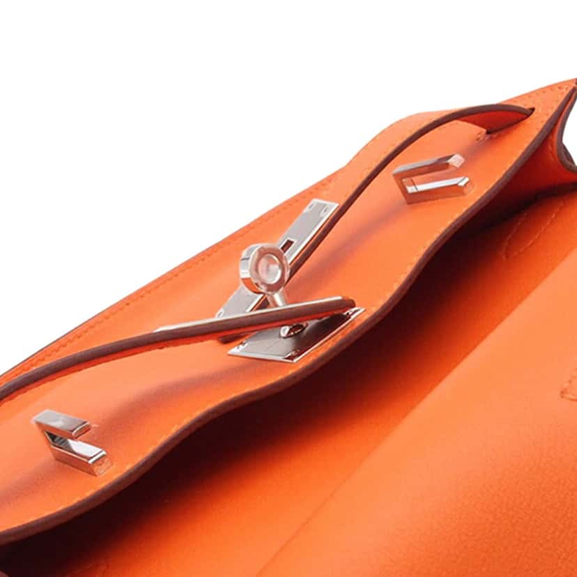 Hermès Swift Mini Jypsiere Orange Leather Very good condition - Model View