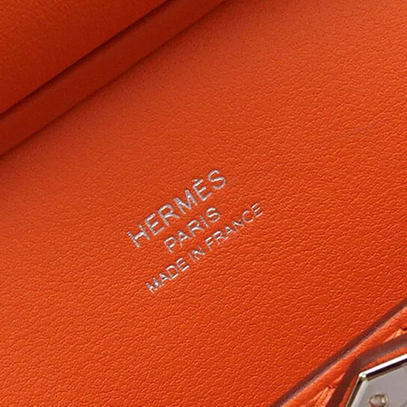 Hermès Swift Mini Jypsiere Orange Leather Very good condition - Box View