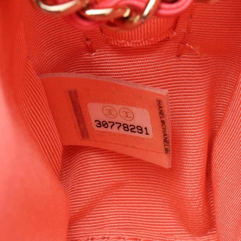 Chanel Lambskin Giant Crystal CC Camera Bag Pink Leather Good condition - Box View