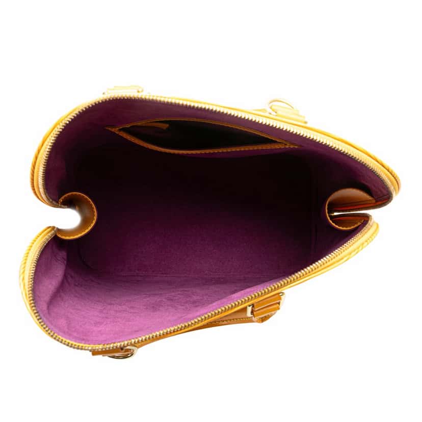 Louis Vuitton Epi Alma PM Yellow Leather Good condition - Model View