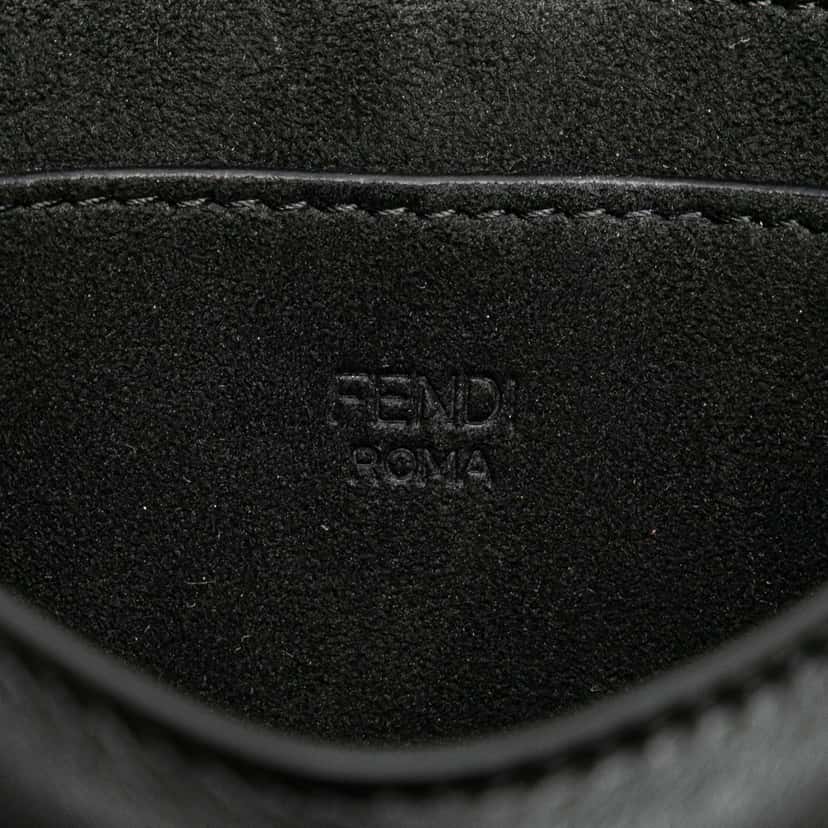 Fendi Mini Leather C mon Crossbody Black Leather Good condition - Box View