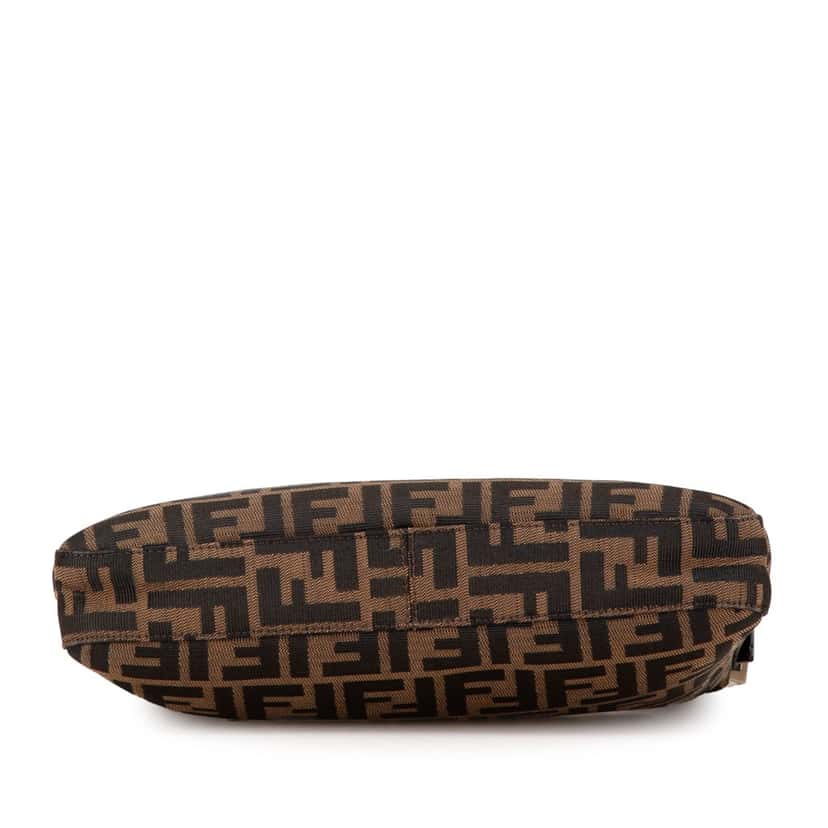 Fendi Zucca Canvas Shoulder Bag Brown Canvas Good condition - Inside View