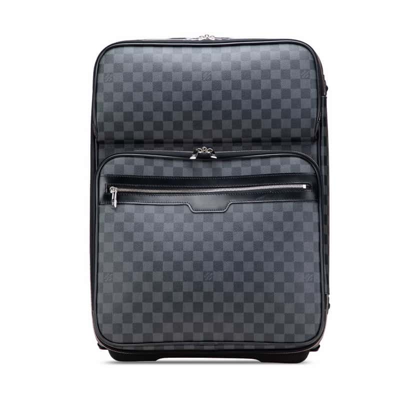 Louis Vuitton Damier Graphite Pegase Business Luggage 55 Black Canvas Good condition - Front View