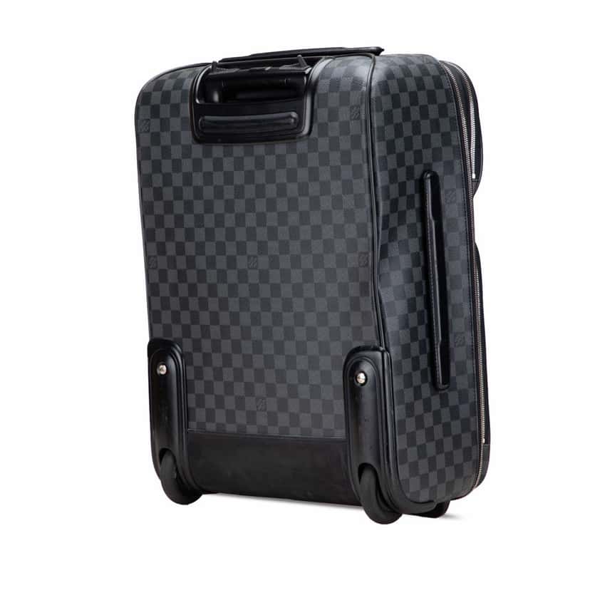 Louis Vuitton Damier Graphite Pegase Business Luggage 55 Black Canvas Good condition - Back View
