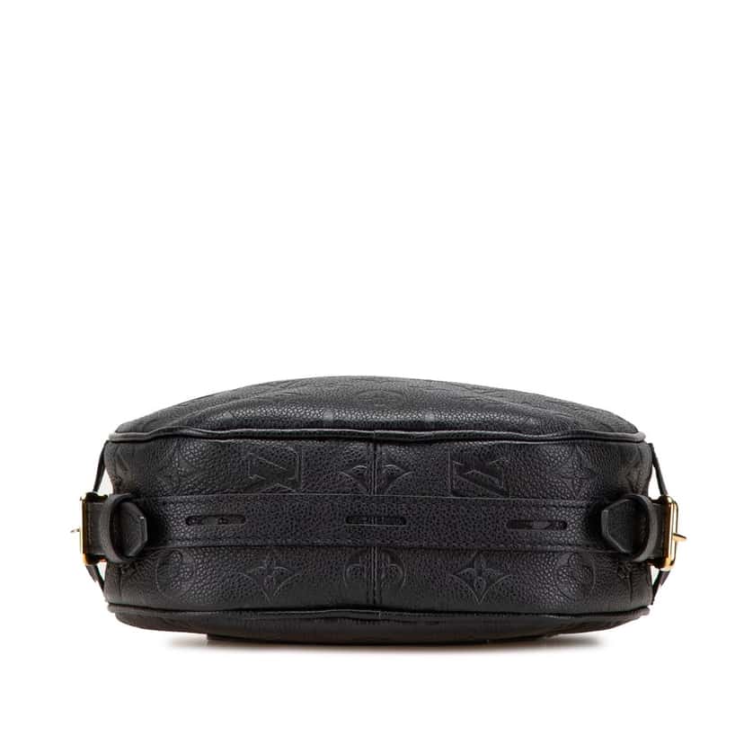 Louis Vuitton Monogram Empreinte Boite Chapeaux Souple MM Black Leather Good condition - Inside View