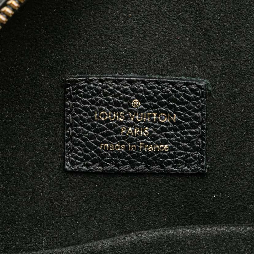 Louis Vuitton Monogram Empreinte Boite Chapeaux Souple MM Black Leather Good condition - Box View
