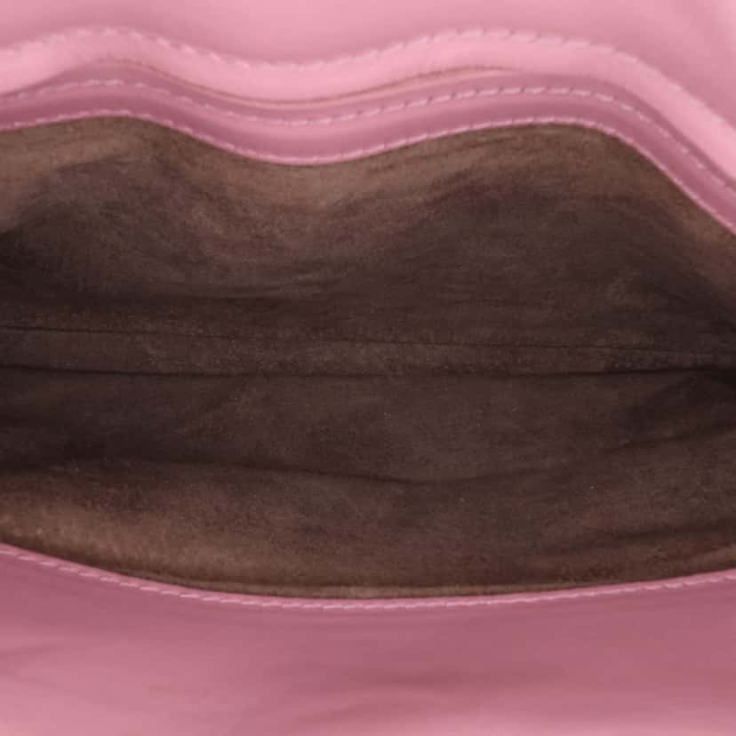 Bottega Veneta Small Nappa Intrecciato Roma Satchel Pink Leather Good condition - Box View