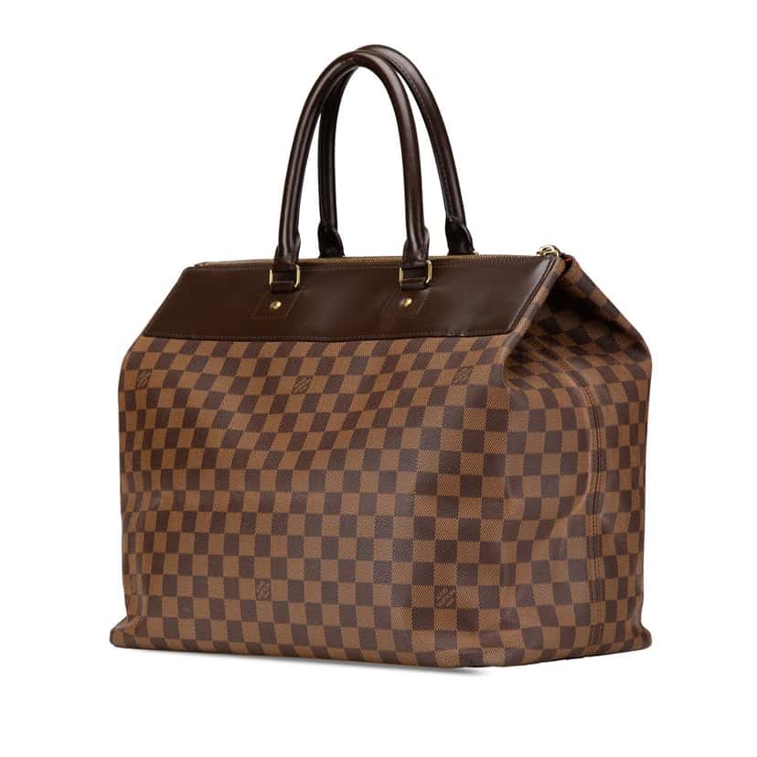 Louis Vuitton Damier Ebene Greenwich PM Brown Canvas Good condition - Back View
