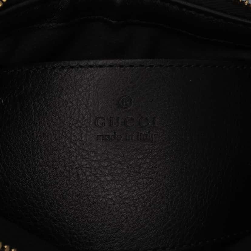 Gucci GG Marmont Matelasse Patent Shoulder Bag Black Leather Good condition - Box View