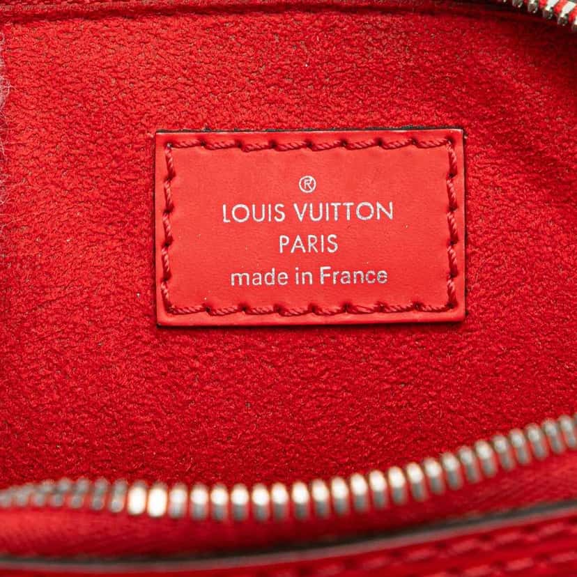 Louis Vuitton Epi Nano Alma Red Leather Good condition - Box View