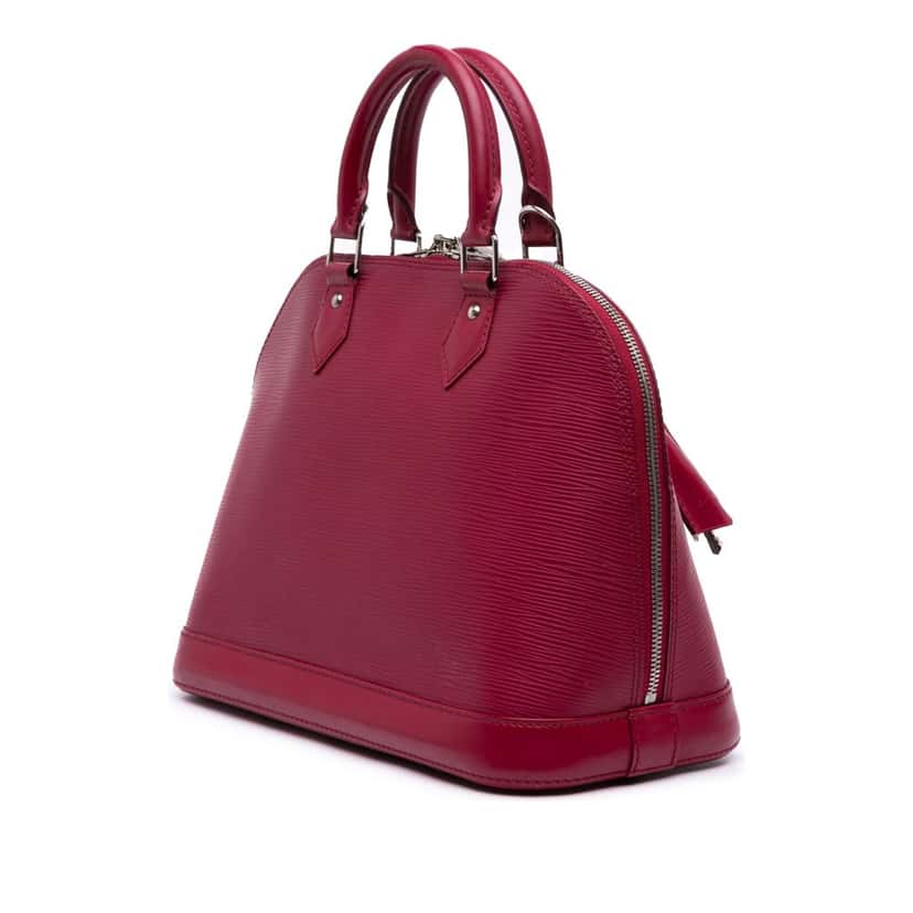 Louis Vuitton Epi Alma PM Pink Leather Good condition - Back View