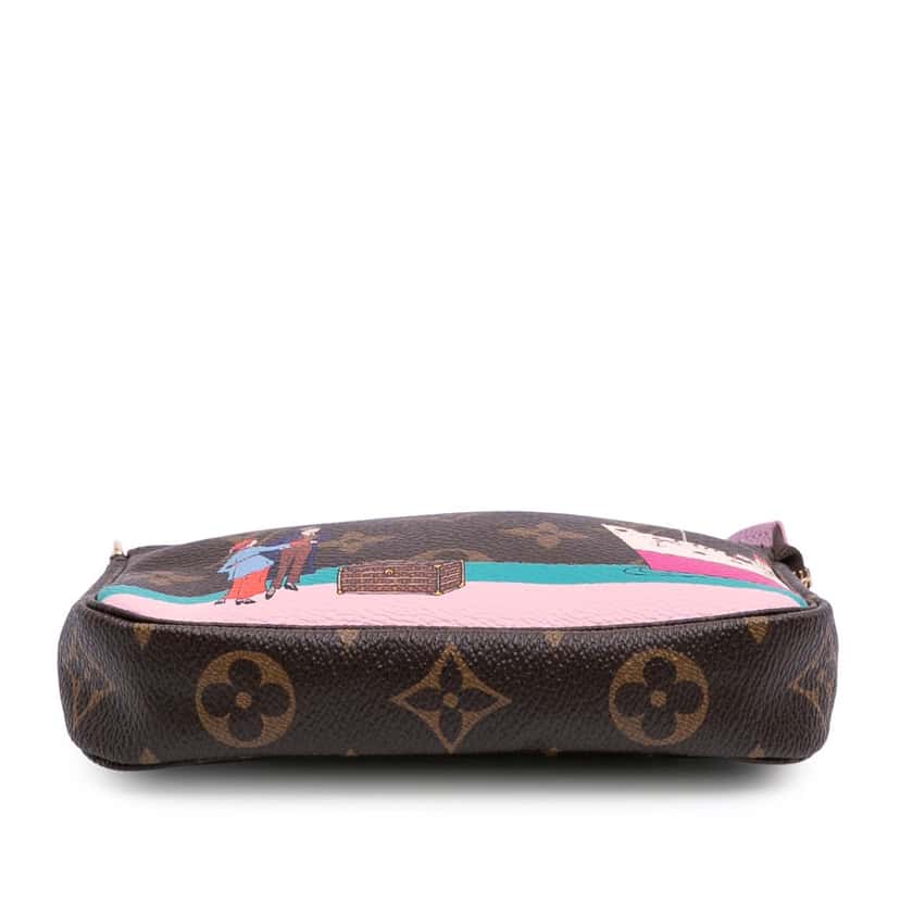 Louis Vuitton Monogram Transatlantic Mini Pochette Accessoires Brown Canvas Good condition - Inside View