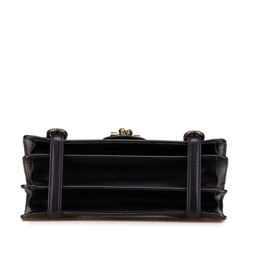 Bottega Veneta Calfskin and Pony Hair City Knot Shoulder Bag Black Leather Good condition - Inside View