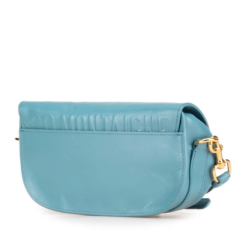 Dior Calfskin Bobby East West Crossbody Blue Leather Good condition - Back View