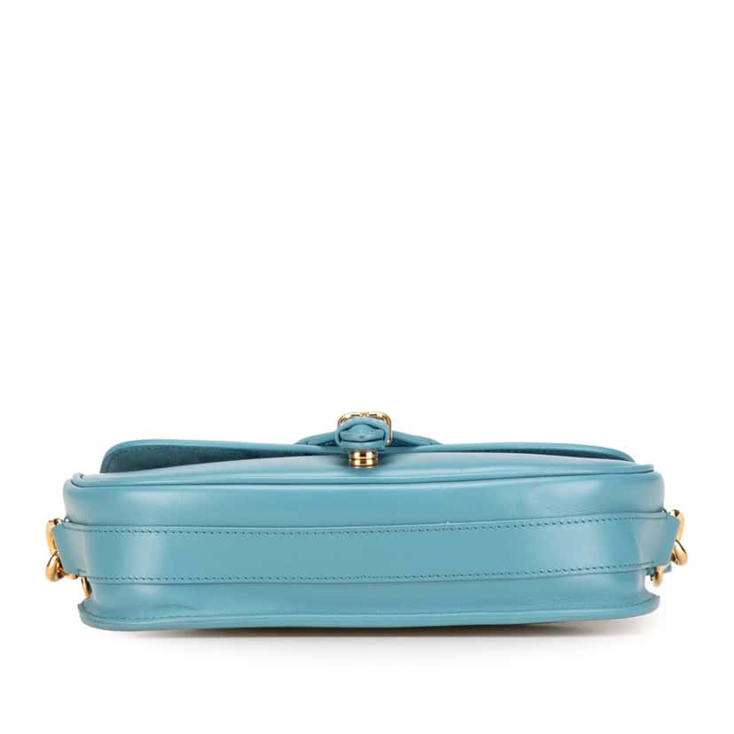 Dior Calfskin Bobby East West Crossbody Blue Leather Good condition - Inside View