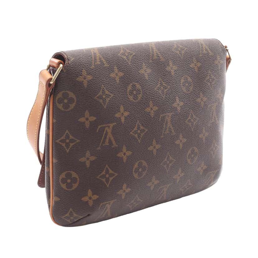 Louis Vuitton Monogram Musette Tango Short Strap Brown Canvas Good condition - Back View