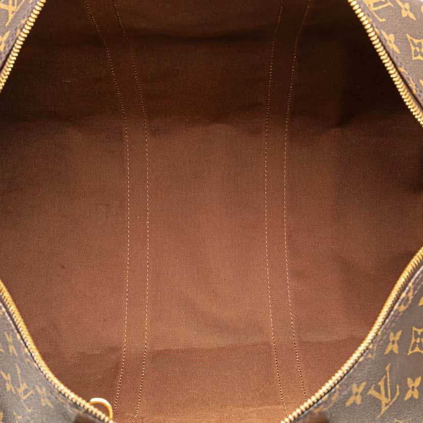 Louis Vuitton Monogram Keepall 50 Brown Canvas Good condition - Model View