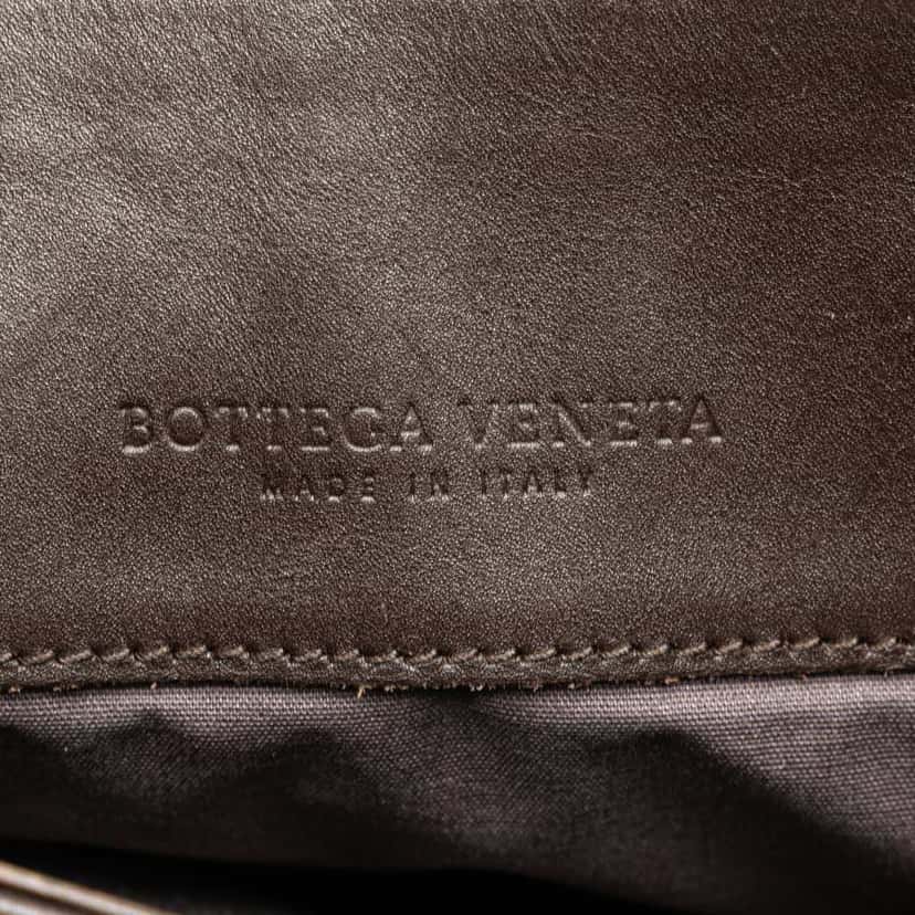 Bottega Veneta Nappa Intrecciato Crossbody Brown Leather Good condition - Box View
