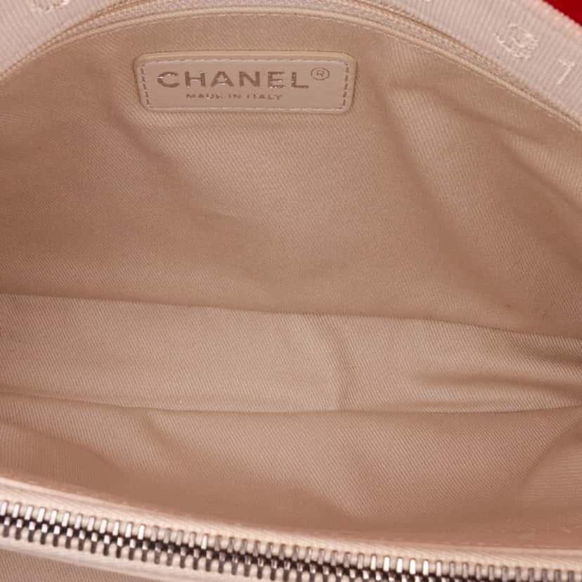 Chanel Large Quilted Shiny Lambskin Burgundy Rocks Flap Red Leather Good condition - Box View