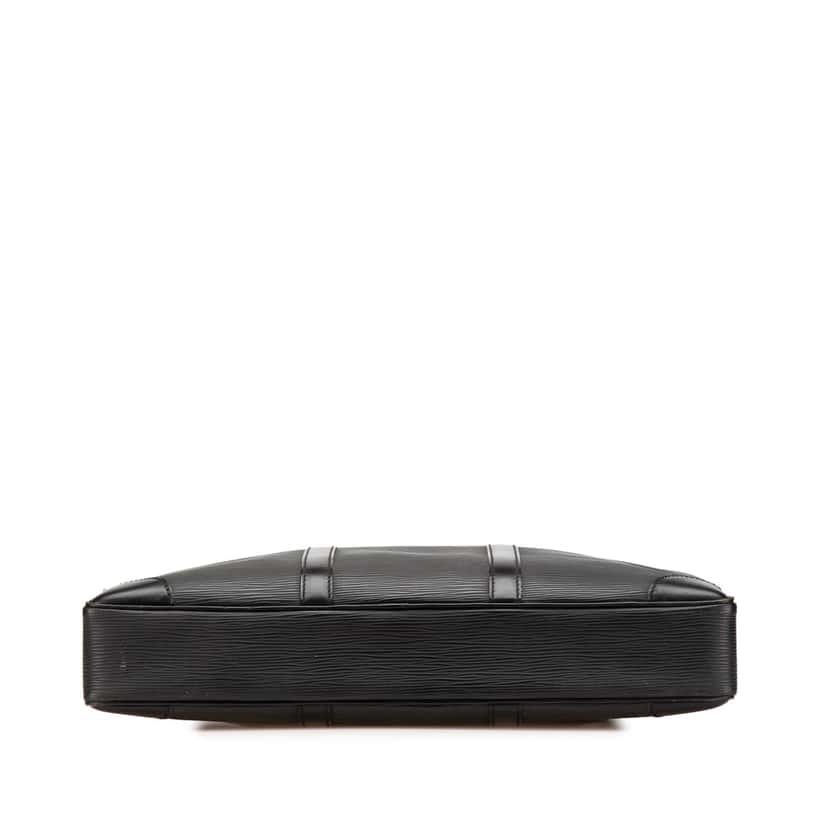 Louis Vuitton Epi Porte Documents Voyage Black Leather Fair condition - Inside View