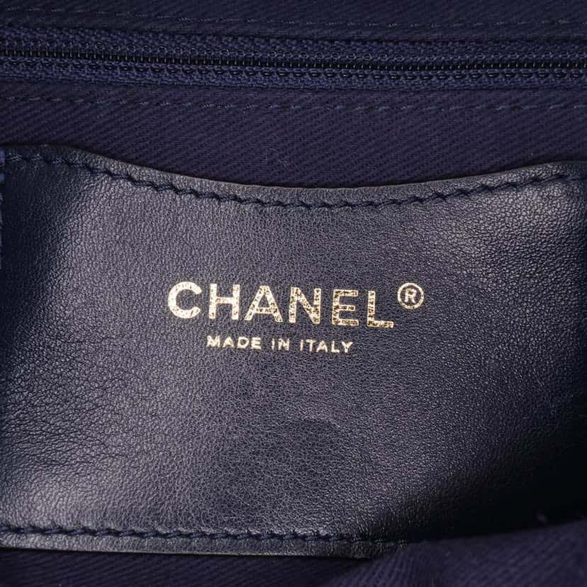 Chanel Small Quilted Iridescent Calfskin Shiva Flap Purple Leather Good condition - Box View
