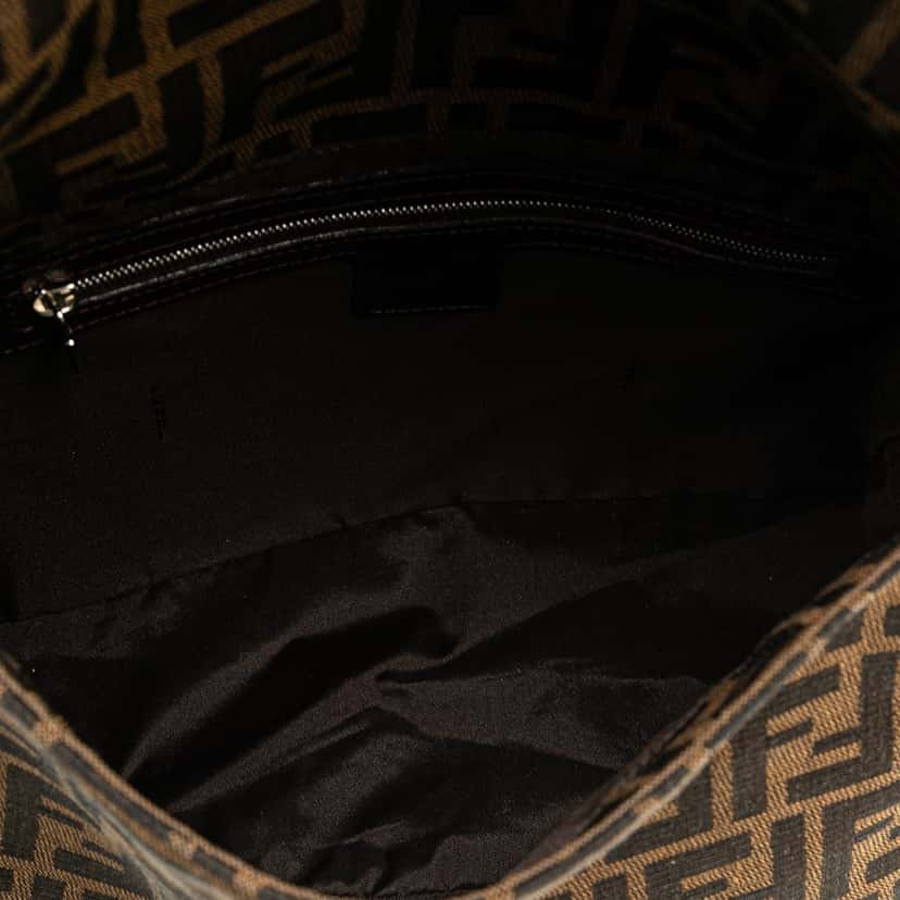 Fendi Zucca Canvas Mamma Forever Brown Canvas Good condition - Model View