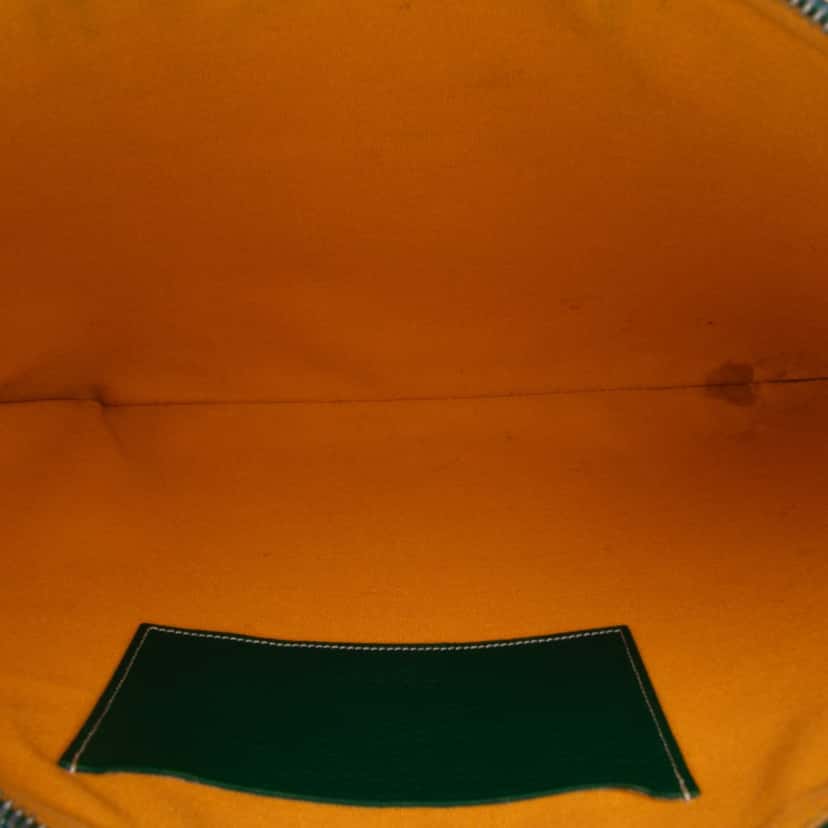 Goyard Goyardine Senat MM Green Canvas Good condition - Model View