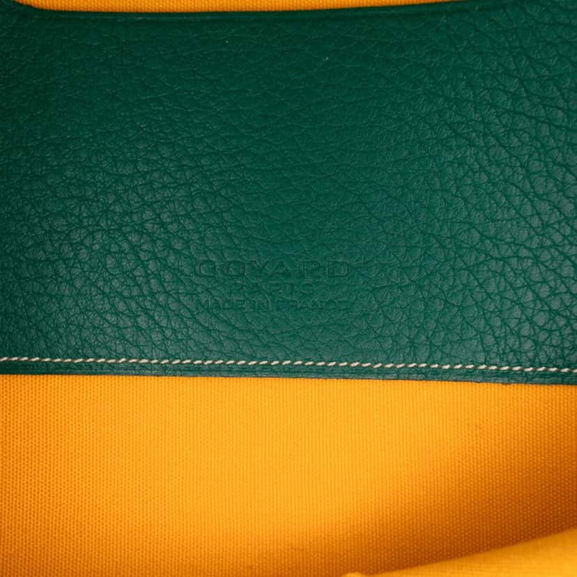 Goyard Goyardine Senat MM Green Canvas Good condition - Box View
