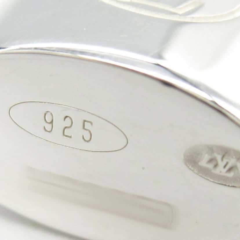 Louis Vuitton Sterling Silver Lockit Pendant Necklace Silver Silver Good condition - Back View