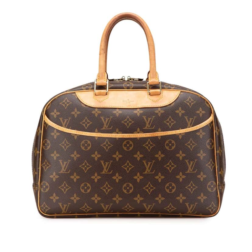 Louis Vuitton Monogram Deauville Brown Canvas Good condition - Front View