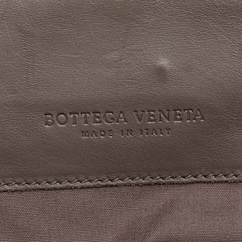 Bottega Veneta Nappa Intrecciato Belt Strap Tote Brown Leather Good condition - Box View