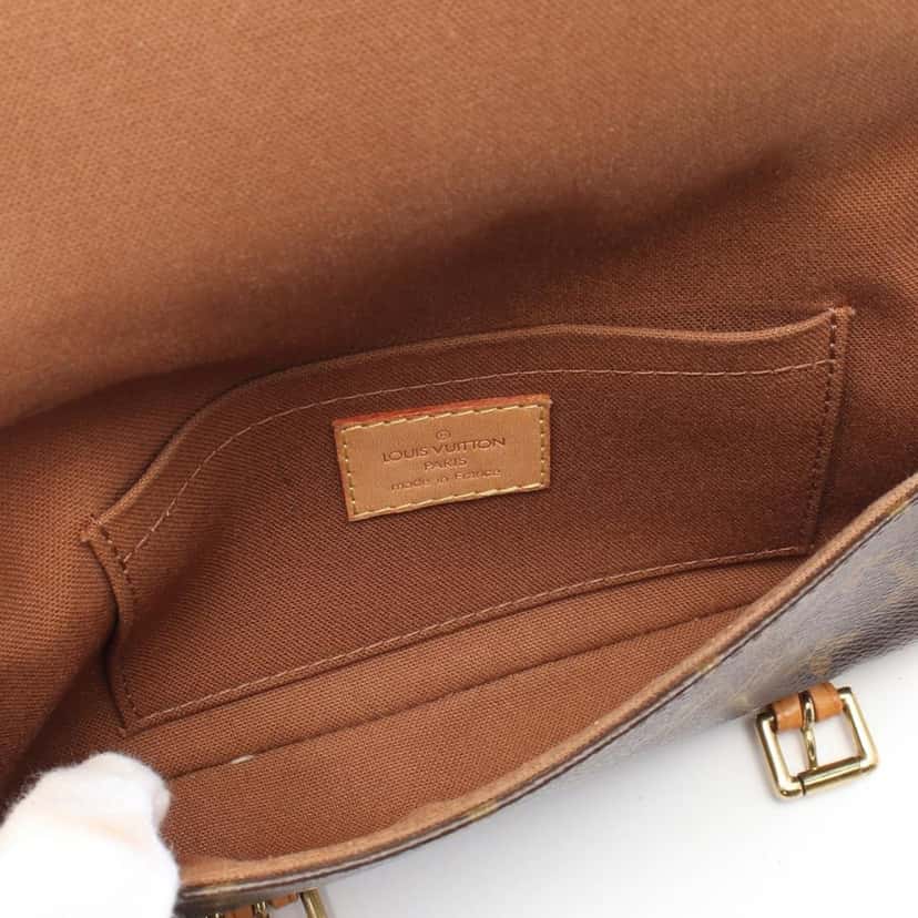 Louis Vuitton Monogram Pochette Marelle PM Brown Canvas Good condition - Model View