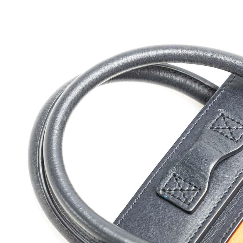 Celine Nano Tricolor Leather Luggage Tote Orange Leather Good condition - Box View