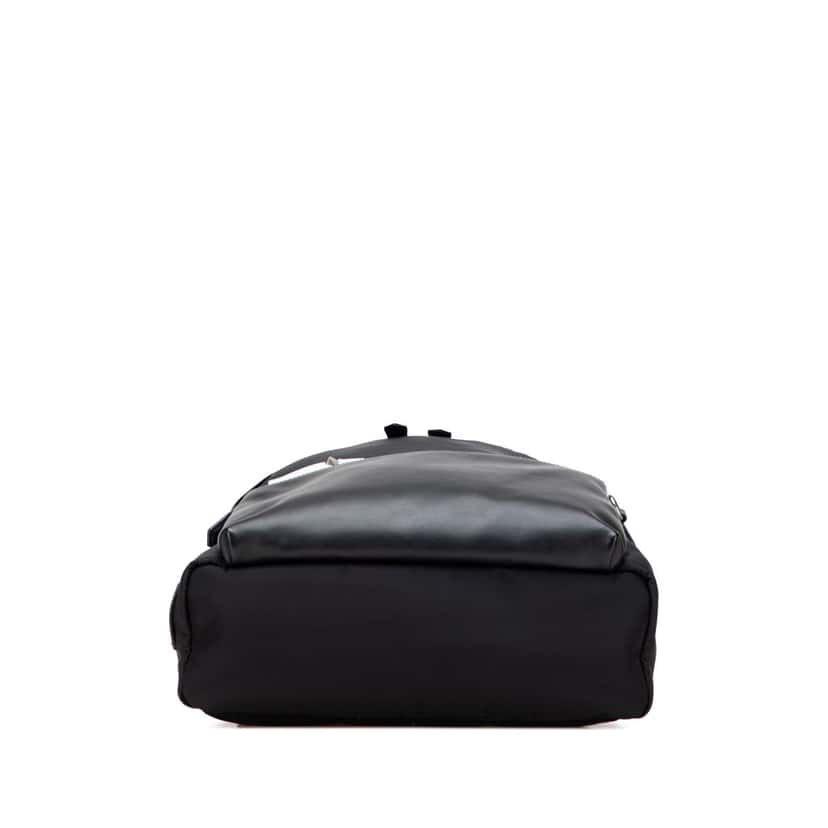Fendi Nylon and Leather Bug Eyes Monster Backpack Black Good condition - Inside View
