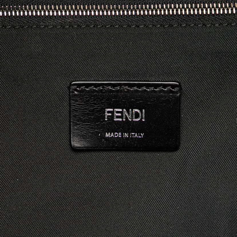Fendi Nylon and Leather Bug Eyes Monster Backpack Black Good condition - Box View