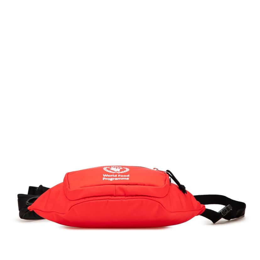 Balenciaga Nylon World Food Programme Belt Bag Red Good condition - Inside View