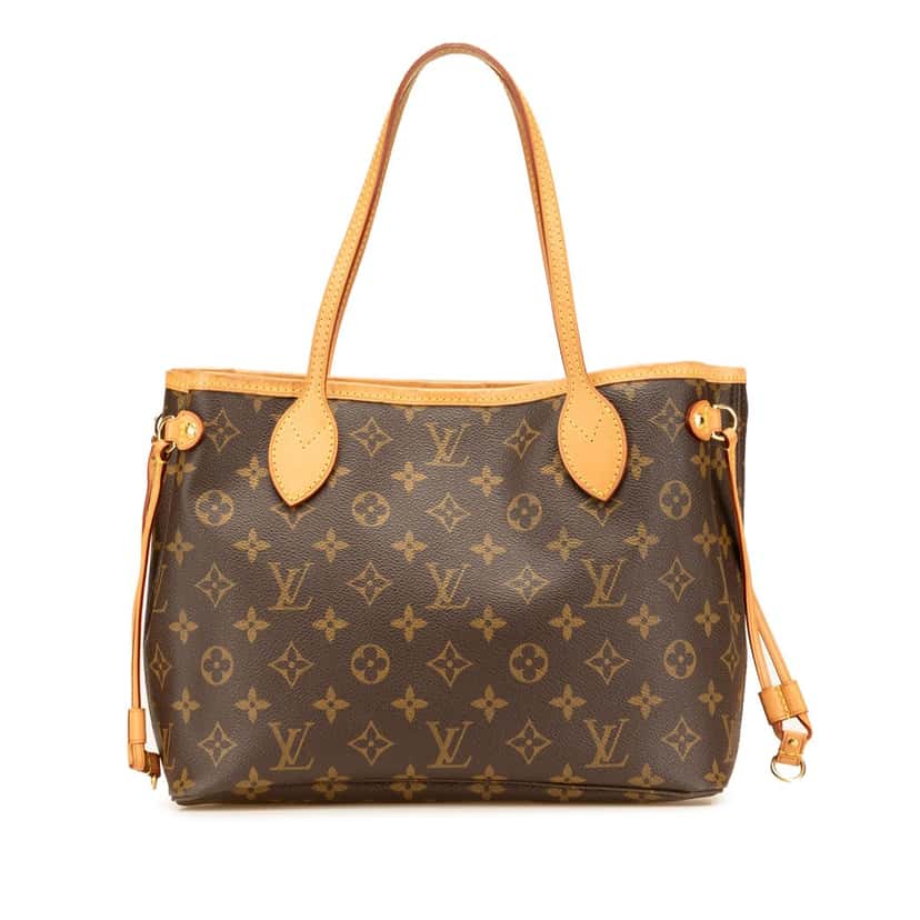 Louis Vuitton Monogram Neverfull PM Brown Canvas Good condition - Front View