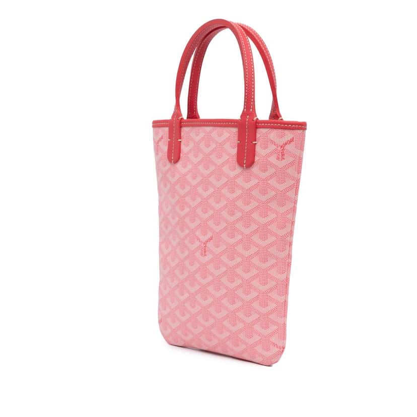 Goyard Goyardine Poitiers Pink Canvas Good condition - Back View