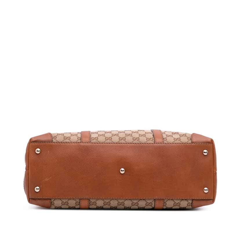 Gucci GG Canvas Marrakech Tote Brown Canvas Good condition - Inside View