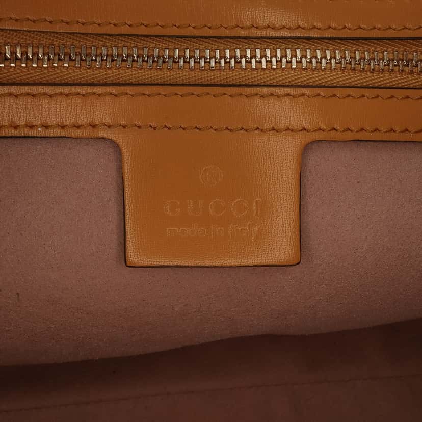 Gucci Small Calfskin Jackie 1961 Crossbody Yellow Leather Good condition - Box View