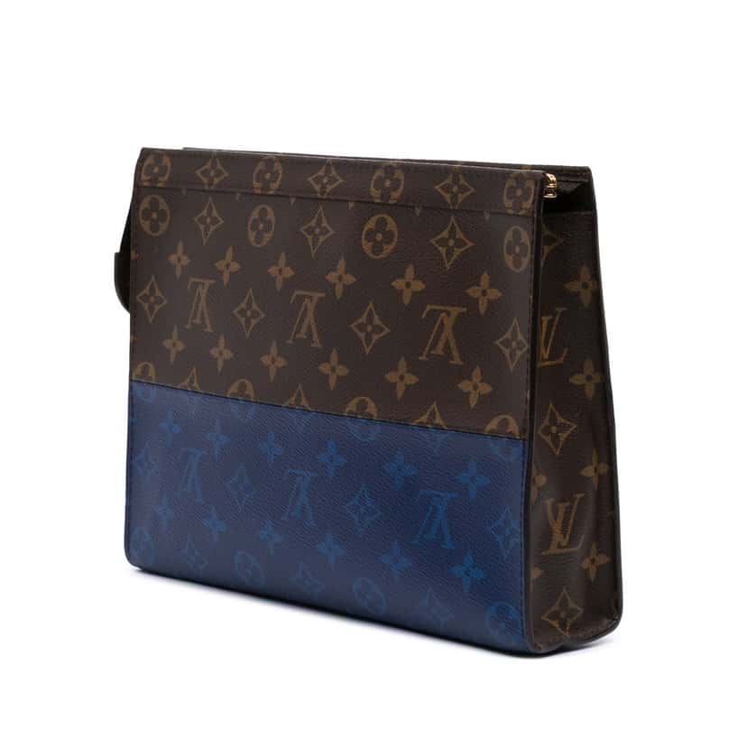 Louis Vuitton Monogram Pacific Split Pochette Voyage MM Brown Canvas Good condition - Back View