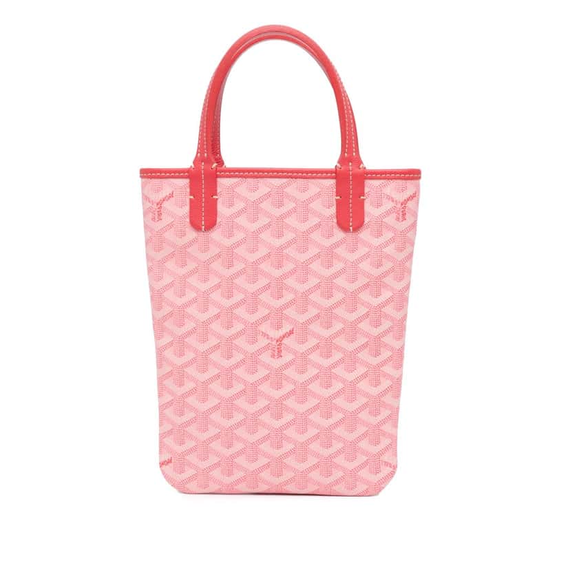 Goyard Goyardine Poitiers Pink Canvas Good condition - Front View