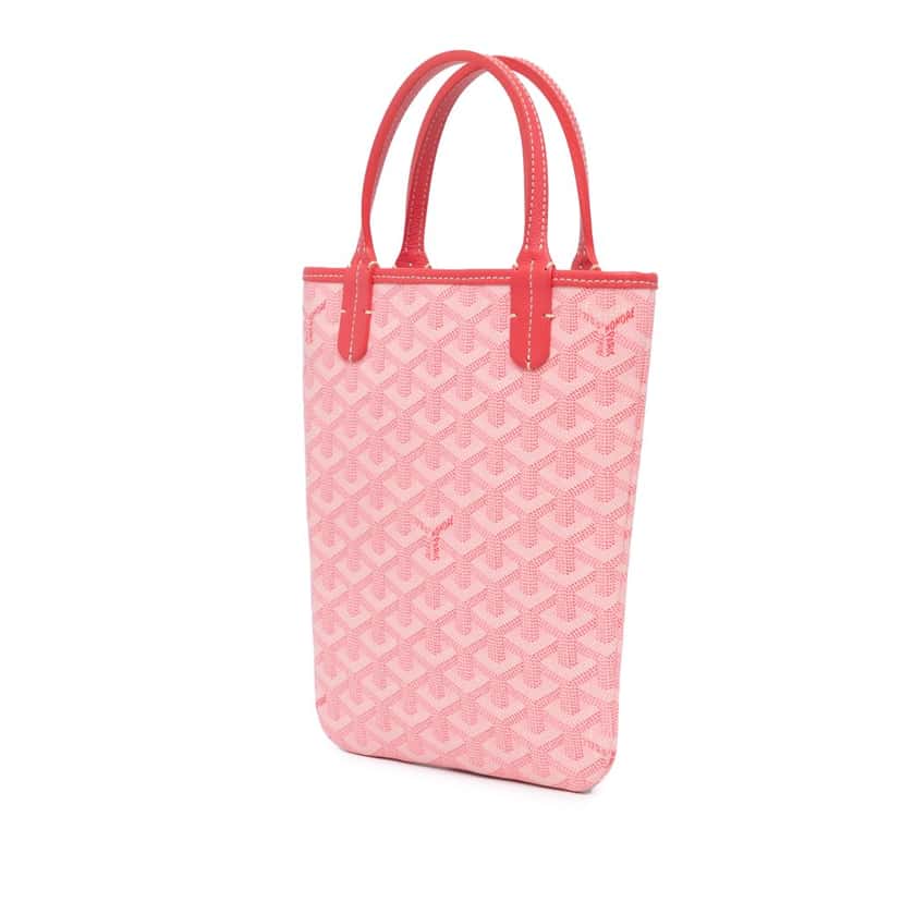 Goyard Goyardine Poitiers Pink Canvas Good condition - Back View