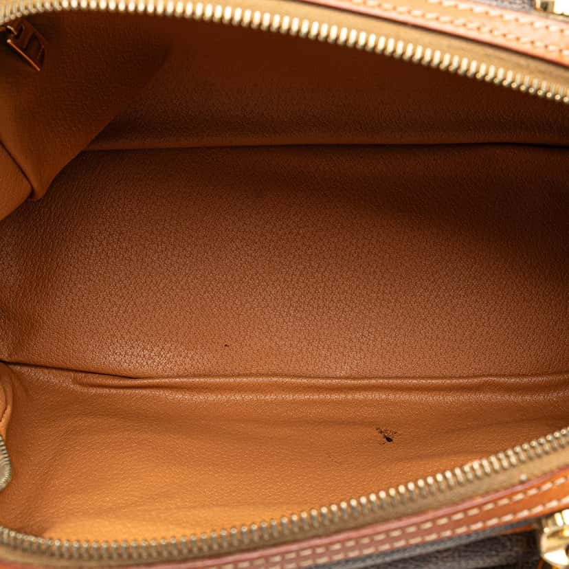 Celine Macadam Coated Canvas Handbag Brown Canvas Good condition - Model View