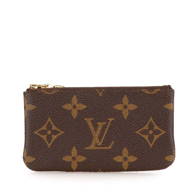 Louis Vuitton Monogram Pochette Cles Brown Canvas Good condition - Front View