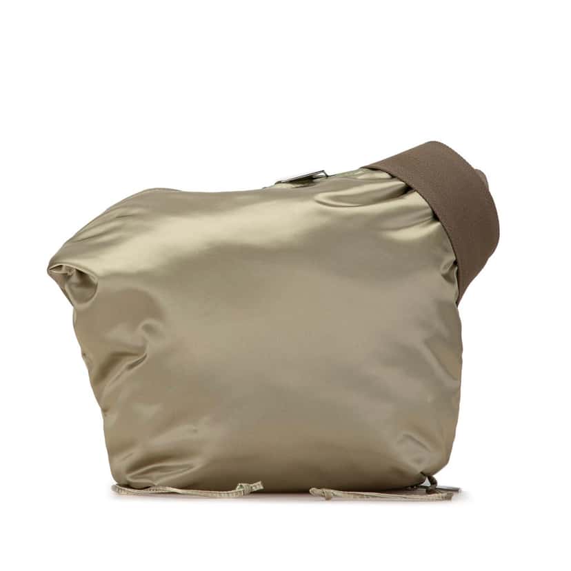 Bottega Veneta Satin Crossbody Brown Satin Very good condition - Front View