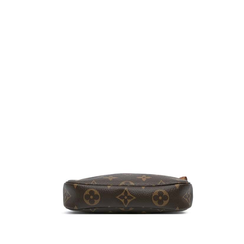 Louis Vuitton Monogram Mini Pochette Accessoires Brown Canvas Fair condition - Inside View