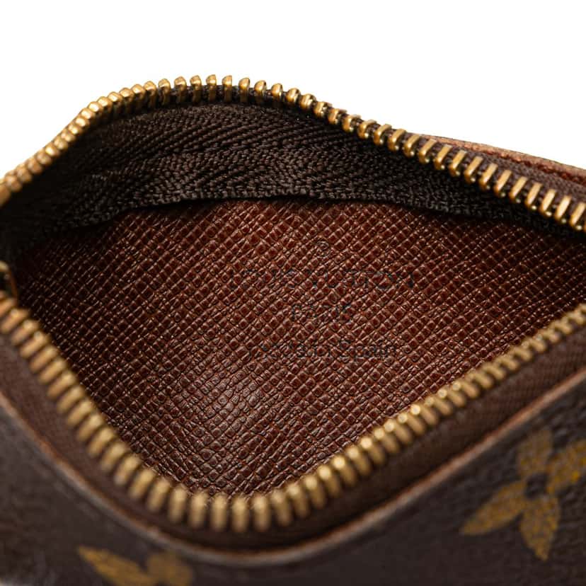 Louis Vuitton Monogram Key Pouch Brown Canvas Good condition - Box View