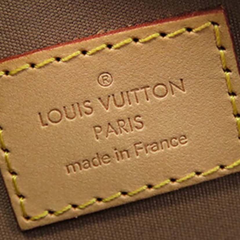 Louis Vuitton Monogram Vernis Alma BB Gold Leather Good condition - Box View